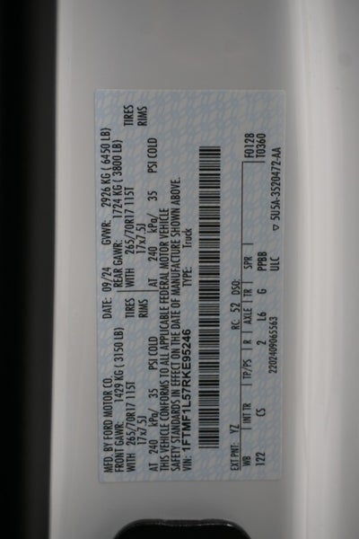 2024 Ford F-150 Black Widow