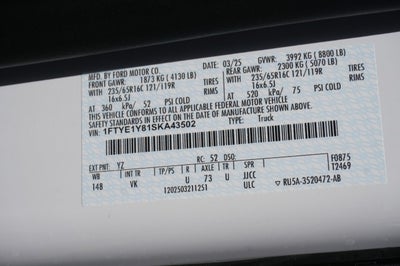 2025 Ford Transit Cargo Van Cargo Van