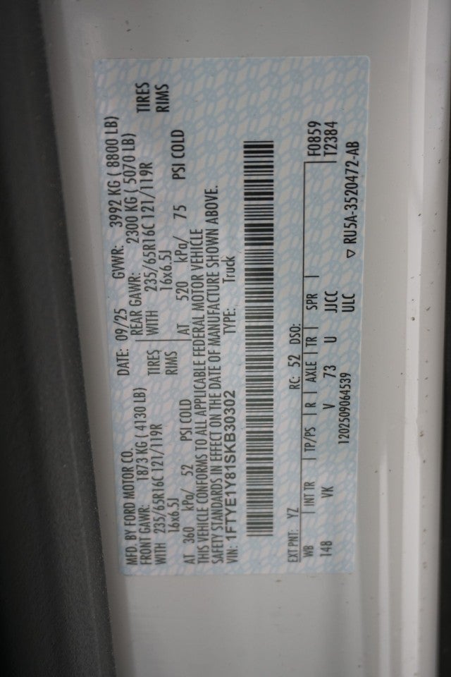 2025 Ford Transit Cargo Van Cargo Van