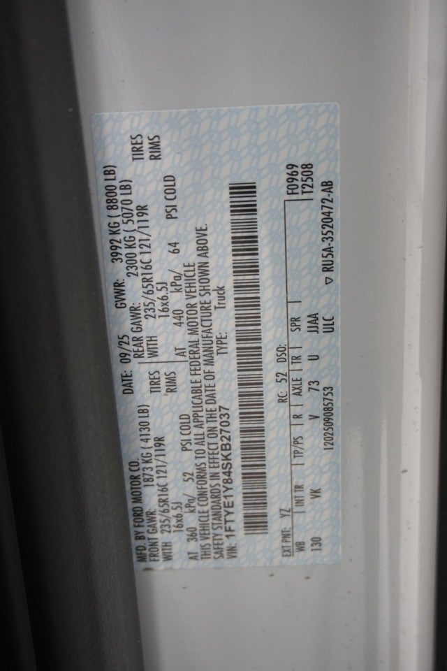 2025 Ford Transit Cargo Van Cargo Van