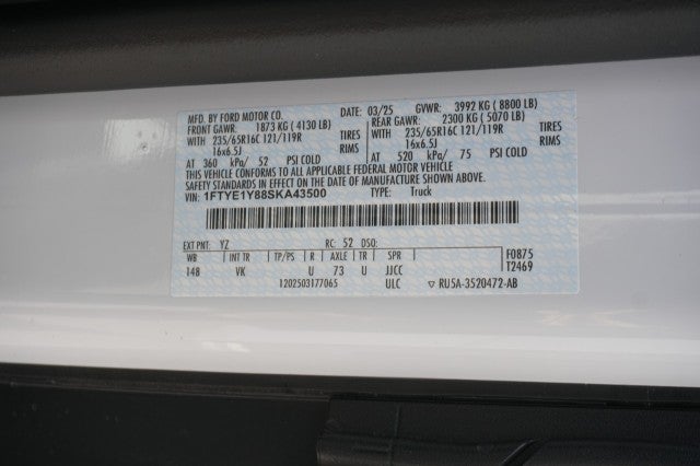 2025 Ford Transit Cargo Van Cargo Van