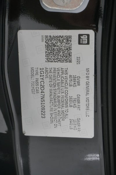 2022 Chevrolet Corvette 3LT