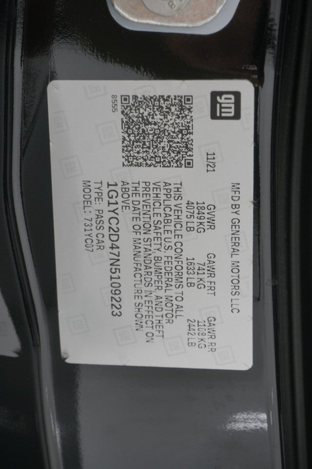 2022 Chevrolet Corvette 3LT