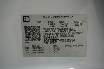 2024 GMC Sierra 2500HD AT4