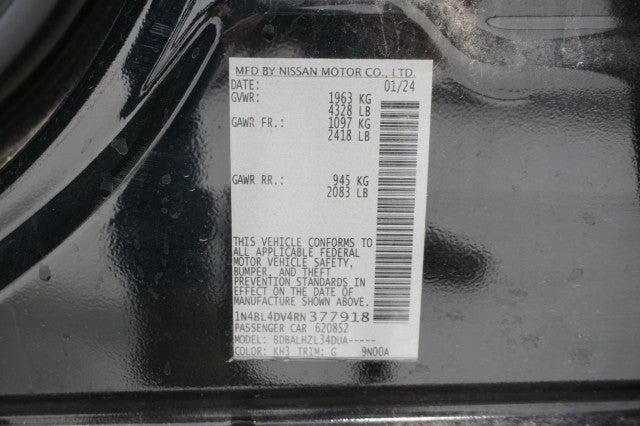 2024 Nissan Altima 2.5 SV