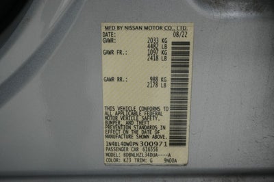 2023 Nissan Altima 2.5 SV