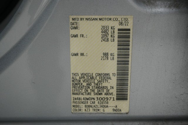 2023 Nissan Altima 2.5 SV