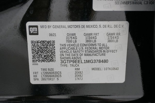 2021 GMC Sierra 1500 AT4