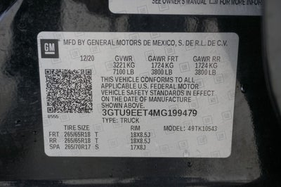 2021 GMC Sierra 1500 AT4