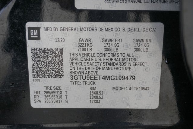 2021 GMC Sierra 1500 AT4
