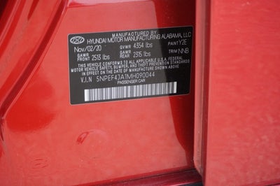 2021 Hyundai Sonata SEL