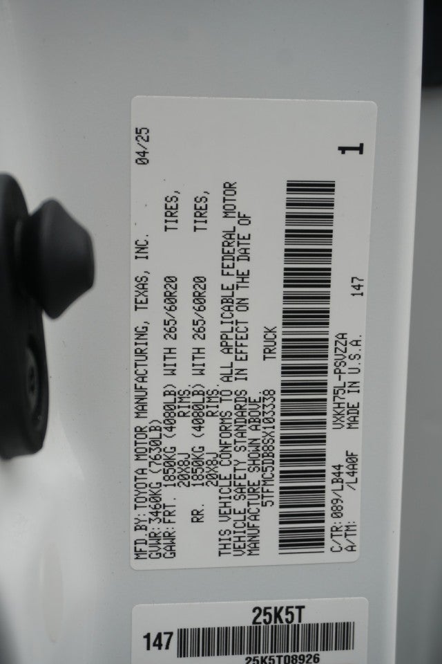 2025 Toyota Tundra 4WD 1794 Edition Hybrid