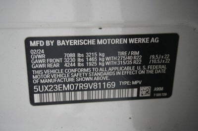 2024 BMW X7 xDrive40i