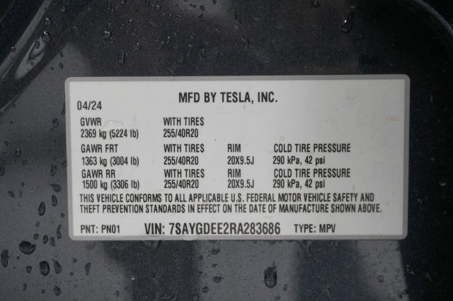 2024 Tesla Model Y Long Range
