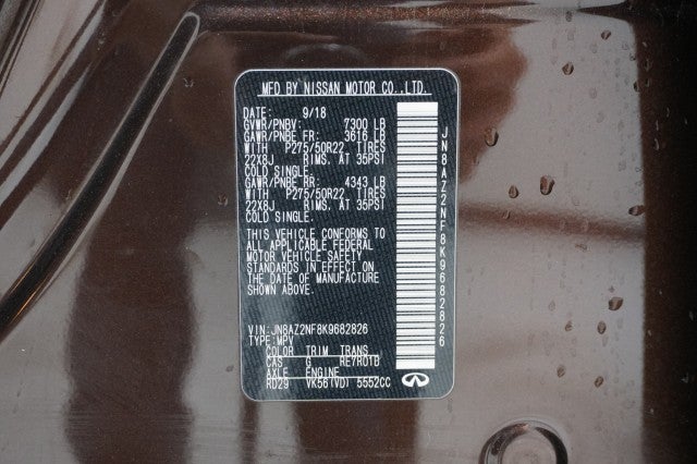 2019 INFINITI QX80 LUXE