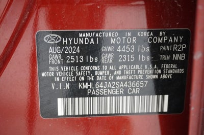 2025 Hyundai Sonata SEL