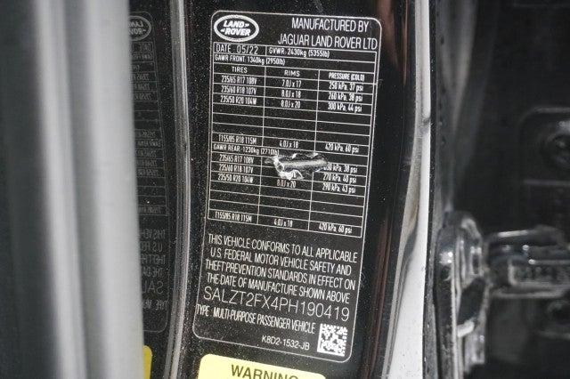 2023 Land Rover Range Rover Evoque R-Dynamic S